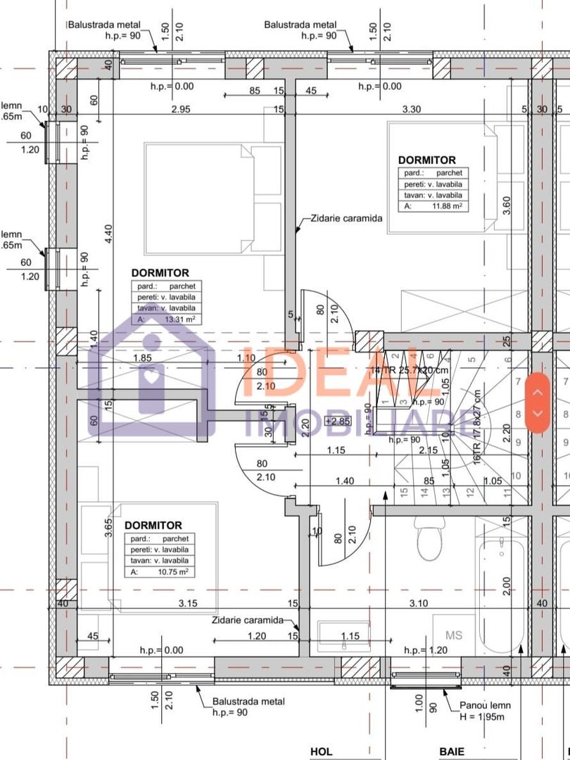 Duplex Modern cu 4 camere LA CHEIE, Zona Lidl, Cartierul Arhitectilor - Schiță 31