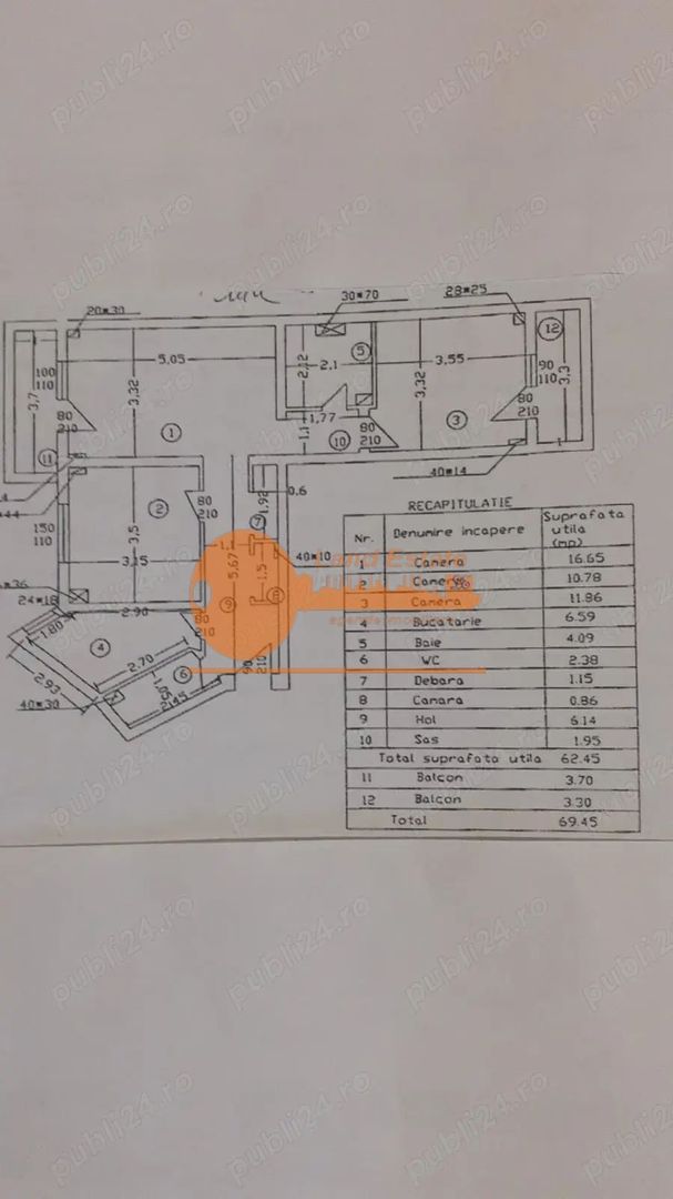 Apartament 3 Camere , Centrala Propie  Arena nationala - Poză 9