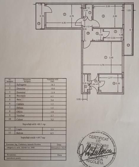 Apartament 3 camere Favorit metrou - Poză 1