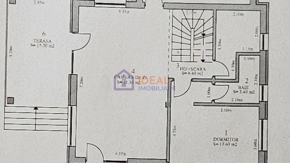 Vila Moderna cu 4 camere si 600 mp de curte, in Tocile - Schiță 15