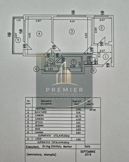 Apartament 2 camere de închiriat Ion Mihalache – metrou 1 Mai - Poză 14