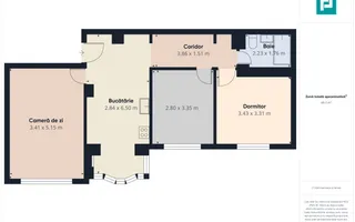 Apartament 3 camere Bloc Z în Vlaicu - Poză 12