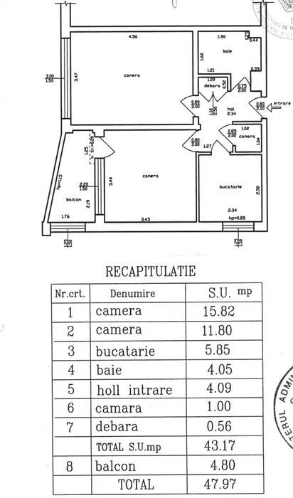 Apartament superb cu doua camere, Piata Sudului 94.500€ - Poză 15