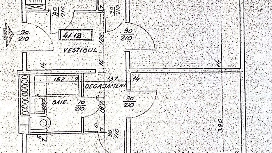 3 camere | Militari | Etaj 1/4 | Renovat 2025 | Vedere spre zona de case - Schiță 18