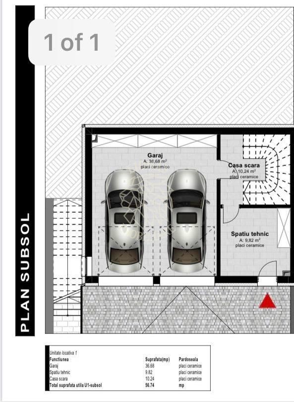 2 Case in Duplex 4 camere 125 mp-curte-terasa 37 mp -garaj-Tauti - Poză 8