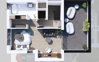Vila SMART_Moderna_LUX**6 camere**Lift interior// Duplex**P+2//Pipera - Poză 47