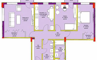Apartament  3 camere 80mp + 2 balcoane zona Oasului - Poză 1