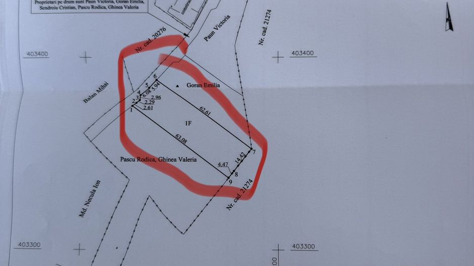 Parcela Teren intravilan plat -1200 mp-cu acces din strada principală - Poză 1