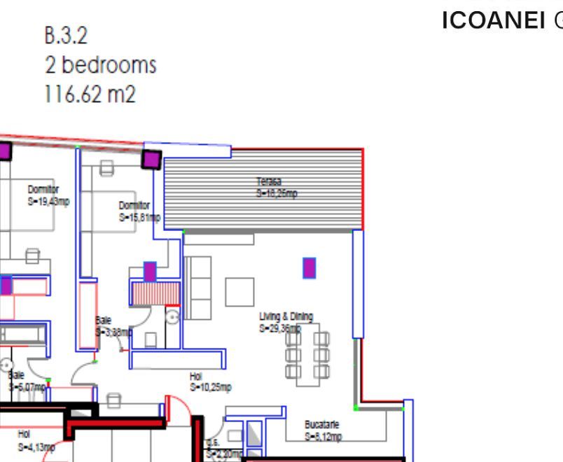 Apartament 3 camere Gradina Icoanei - Poză 9