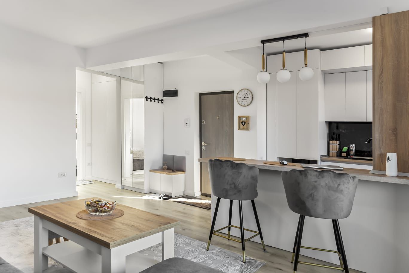 Proiect rezidențial nou – Apartamente  cu 2 camere și penthouse-uri - Poză 3