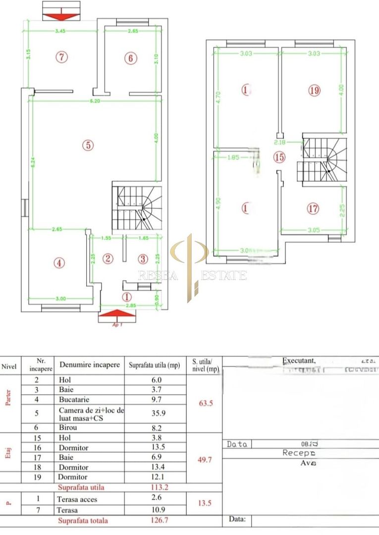 Duplex modern 5 camere| 113 mp + 320 mp teren| Mosnita Nouă - Poză 16