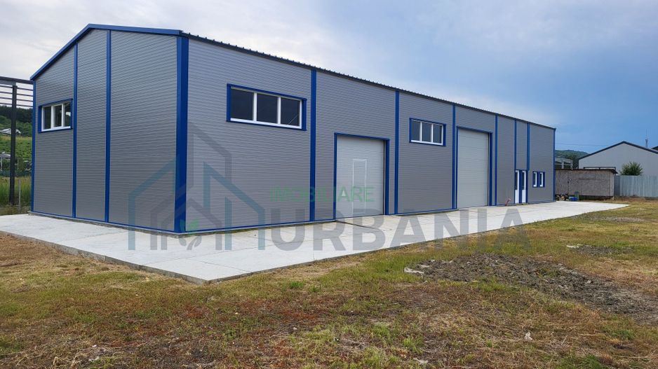 Hală de vânzare, 300 mp, teren 800 mp + 2300 mp industrial, Tomesti - Poză 1