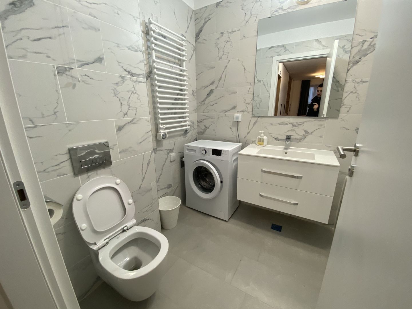 Apartament 2 camere NOU, prima închiriere, Băneasa, parcare - Poză 10