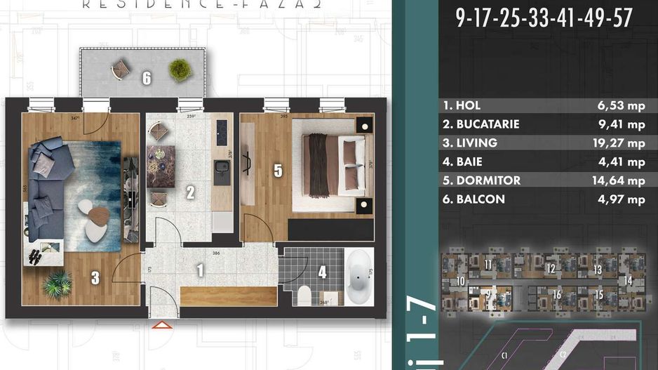 Apartament 2 cam, dec. Lidl Berceni Metalurgiei 84600 Euro - Poză 4