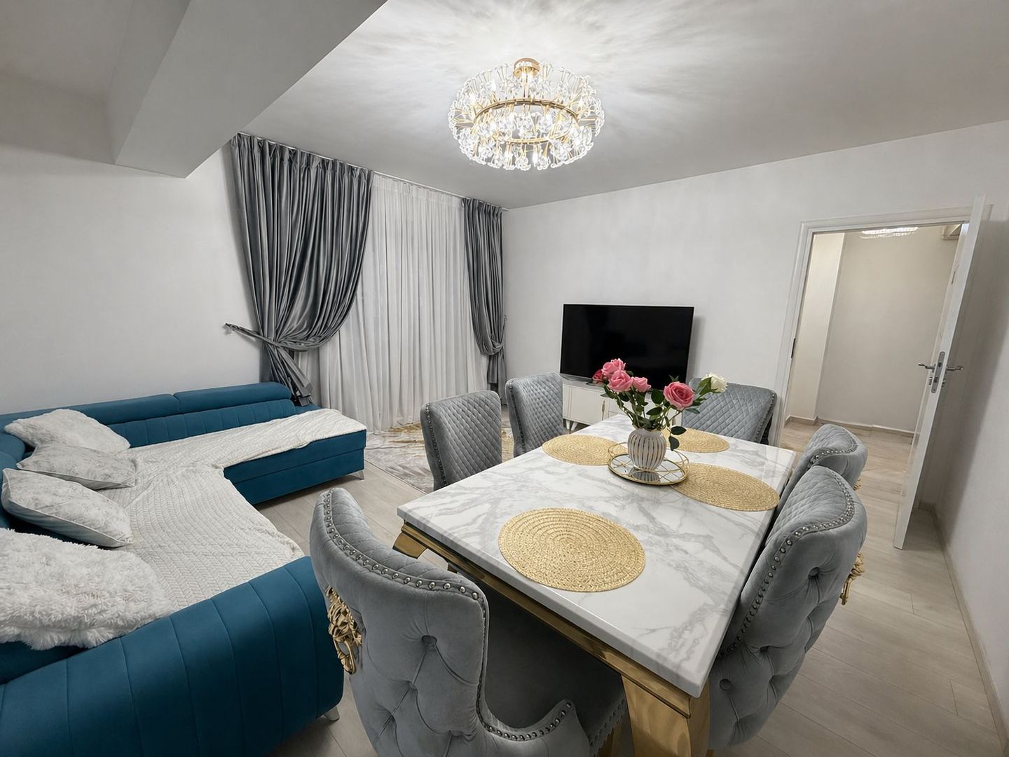 Apartament 3 Camere mobilat & utilat Quartz Residence (parcare + boxa) - Poză 1