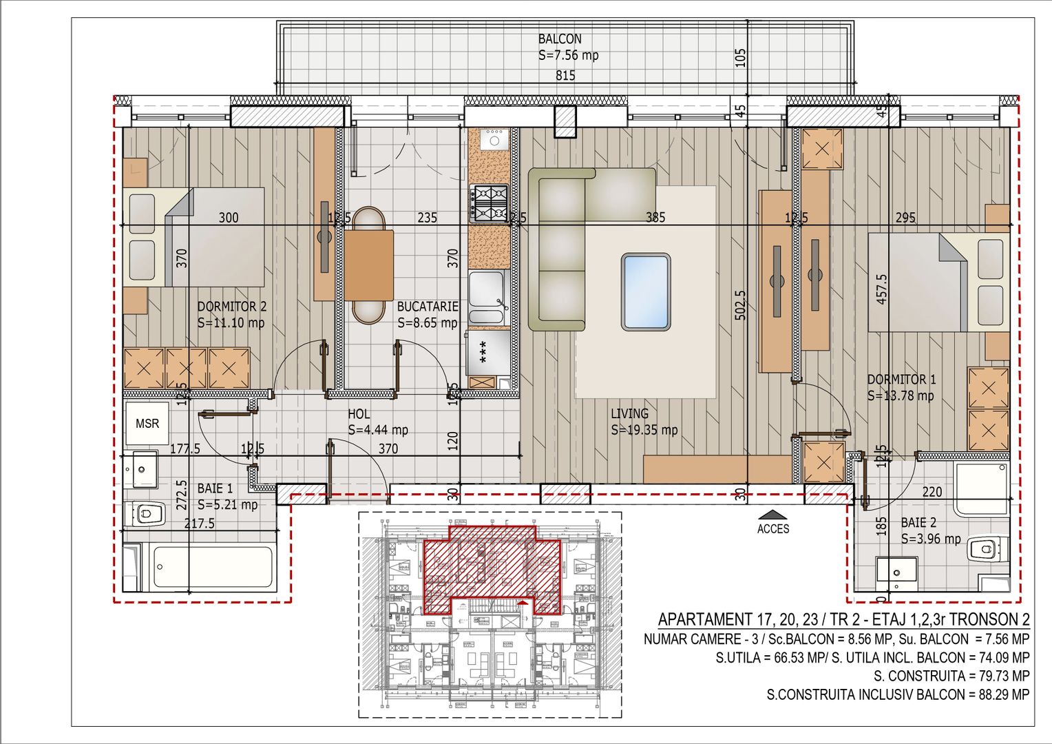 Apartament 3 camere Pallady,Metrou Teclu,Ultimele ap,Finalizare rapida - Poză 2