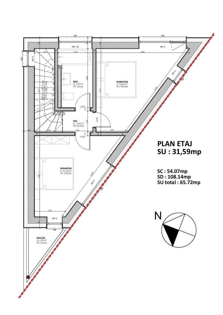 Teren Intravilan 533 mp, Brașov – Bartolomeu, acces stradă asfaltată - Schiță 22