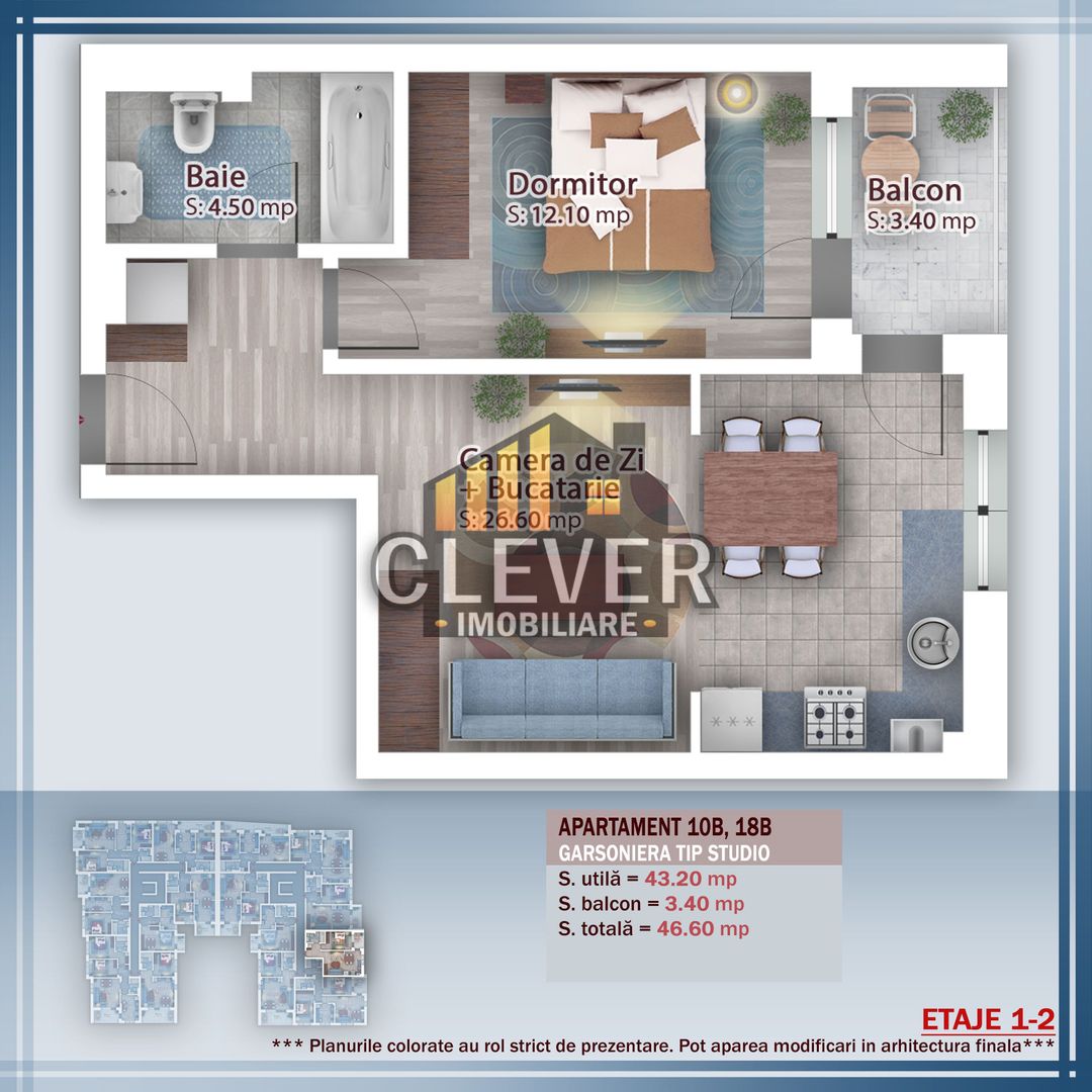 Theodor Pallady Metrou Nicolae Teclu-Apartament 2 camere - Poză 2