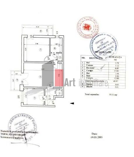 Apartament 2 camere 2 balcoane - Schiță 10