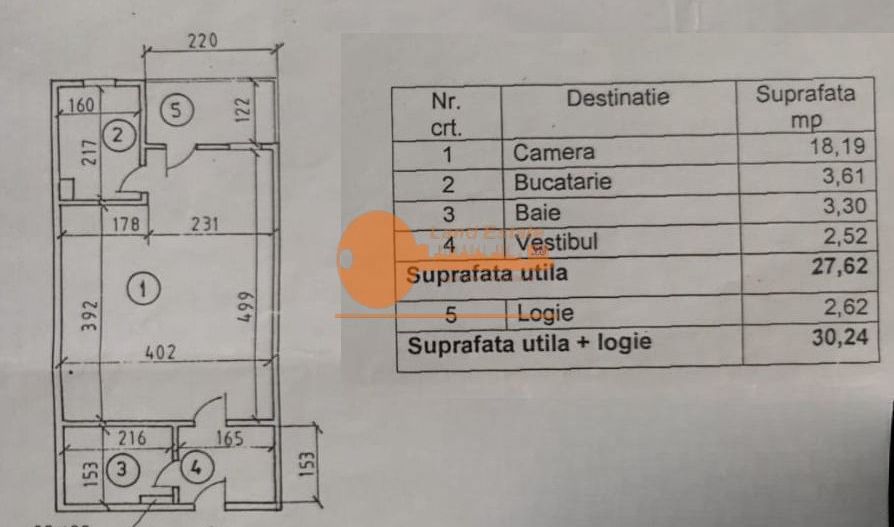 Garsonieră in apropiere de metrou Dristor - Schiță 14