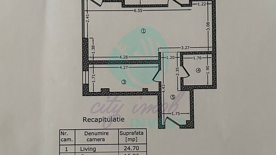 Apartament 2 camere mobilat si utilat modern - Poză 2