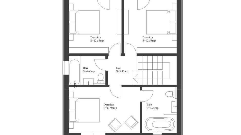 Casa individuala in Cristian compusa din 5 camere - Schiță 16