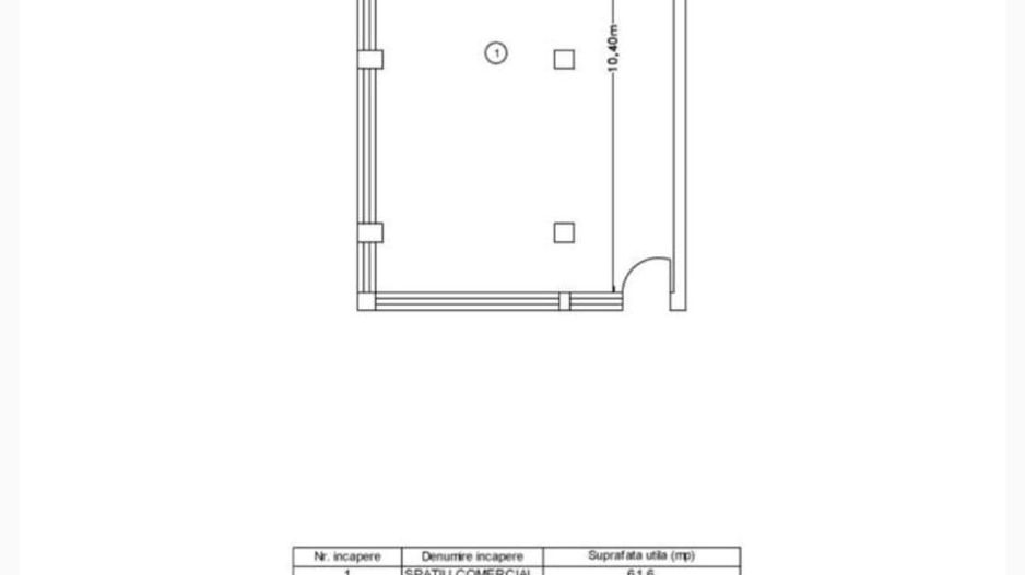 Spatiu comercial intabulat, parter, 65mp, Valea Lupului - Poză 1