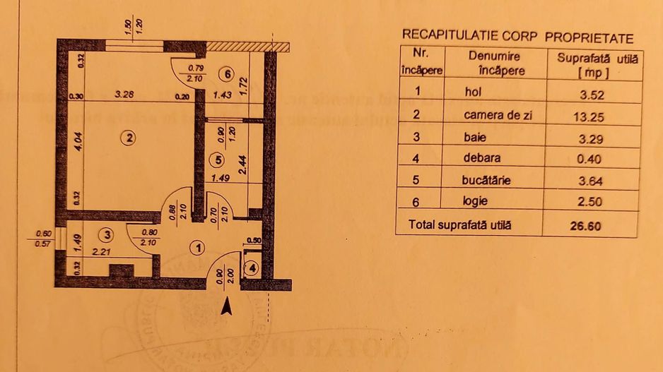 Garsonieră 27 mp cu balcon -bloc 3 etaje-mobilată utilată-bloc an 1980 - Poză 9