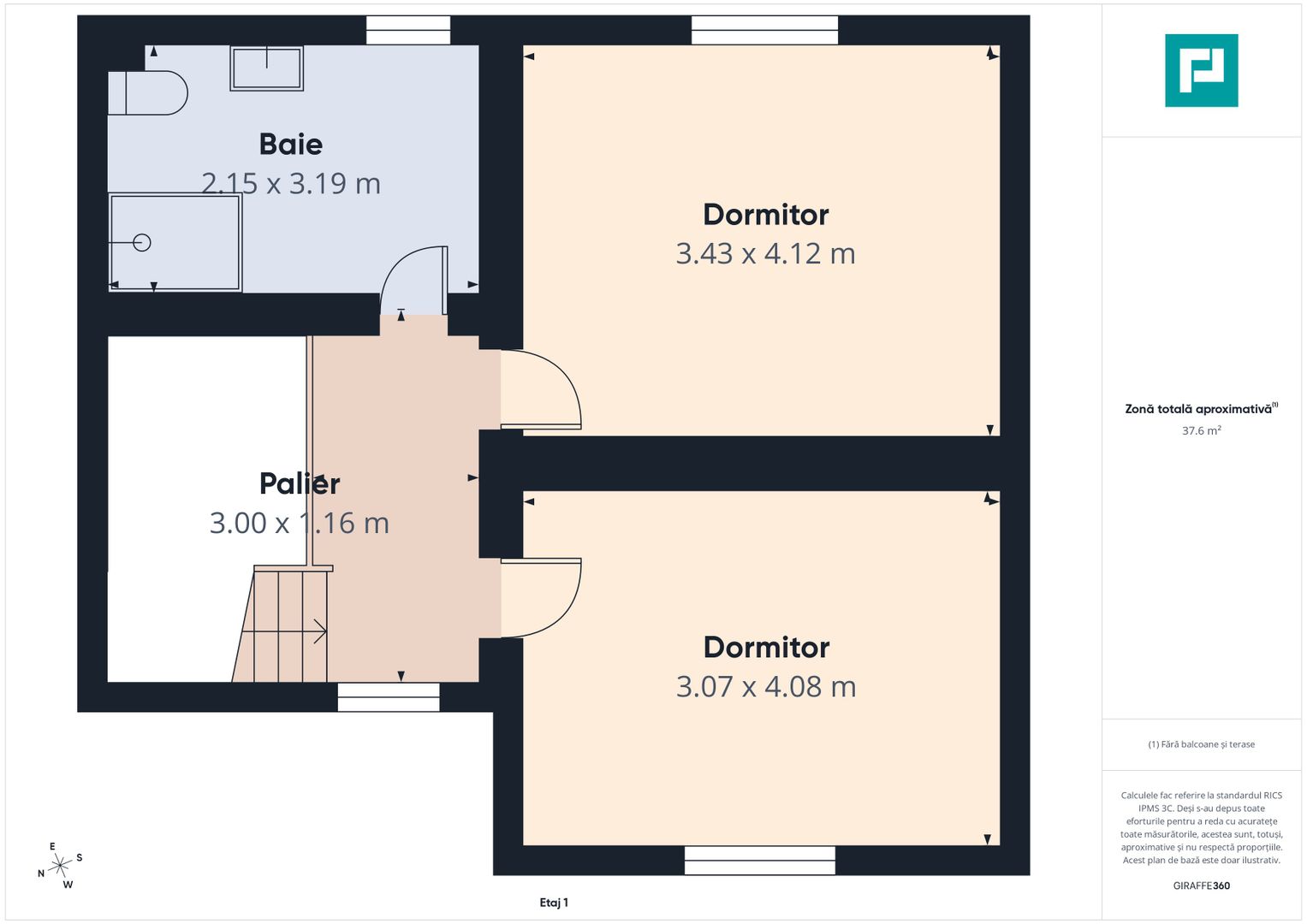 Casă cu 3 camere, P+1–Giarmata - Poză 27