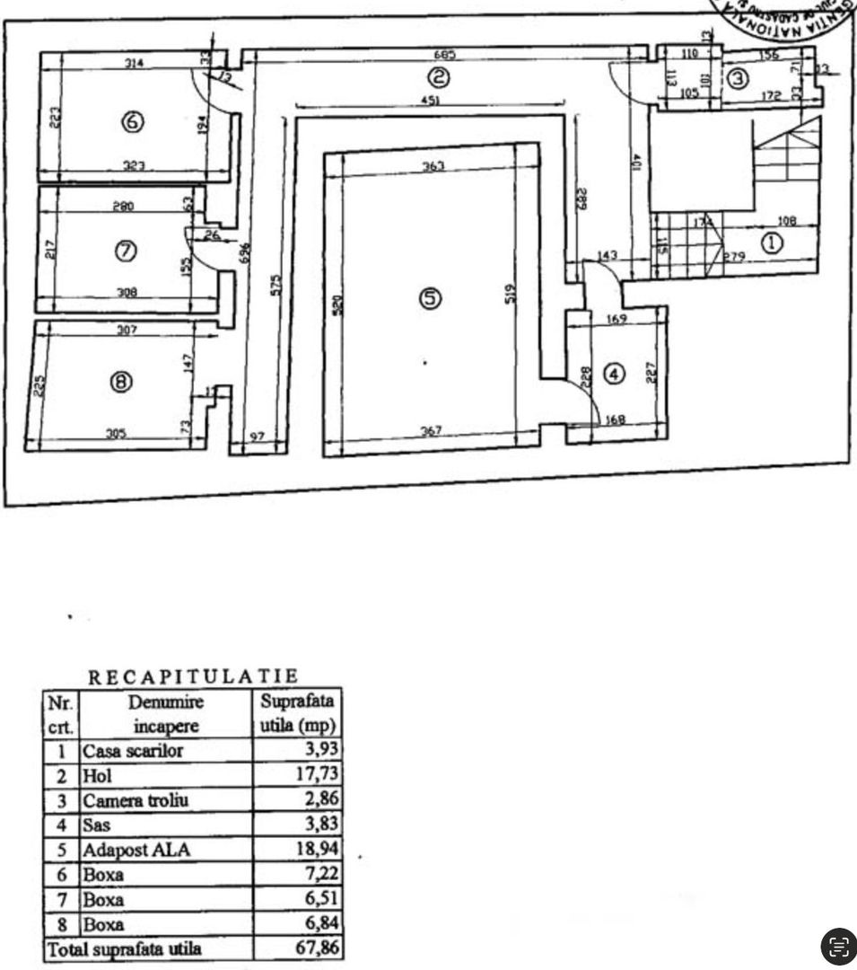 OPORTUNITATE | IMOBIL 3 APARTAMENT | 6 LOCURI DE PARCARE - Schiță 11