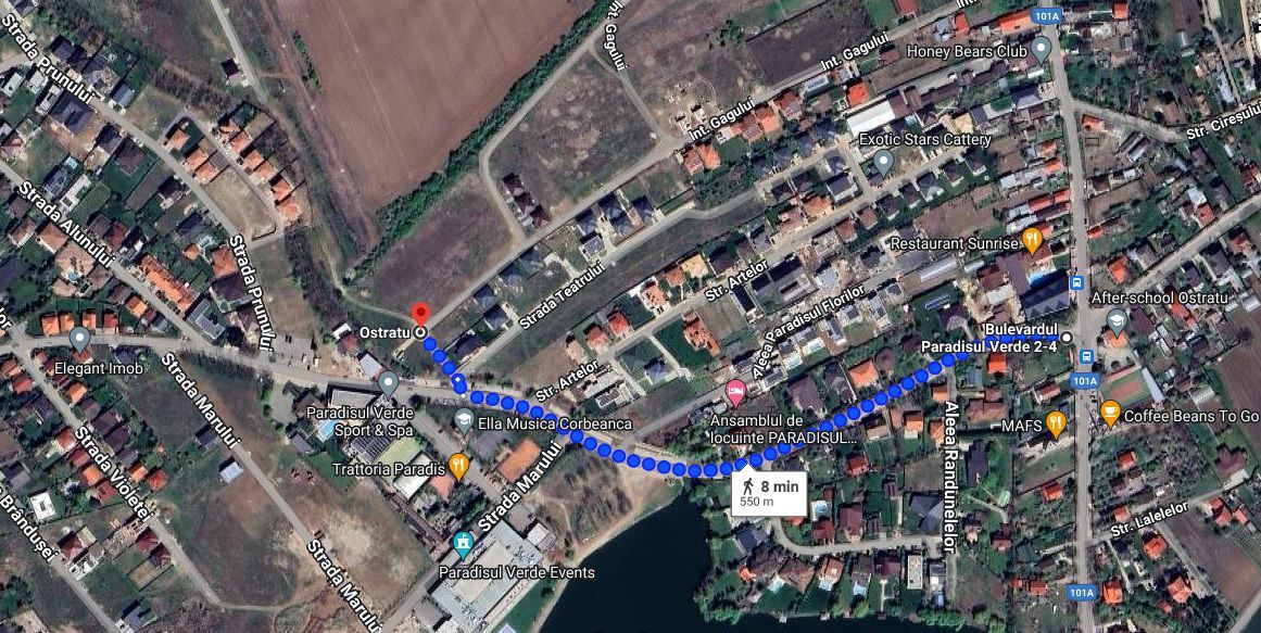 Corbeanca / Ostratu, langa Paradisul Verde, 991 mp, statii stb la 600m - Poză 3