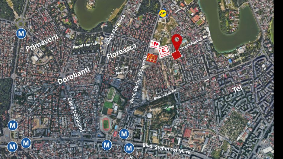 Teren | 207 mp | Fara constructii | Barbu Vacarescu - Ramuri Tei - Poză 2