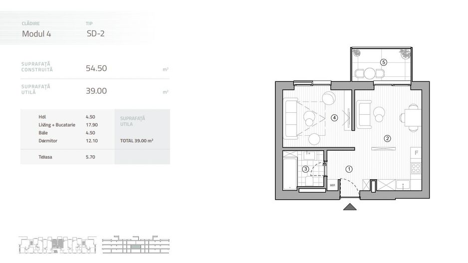 Studio Dublu | Proiect Nou | Gated-Community | Pipera - Schiță 4