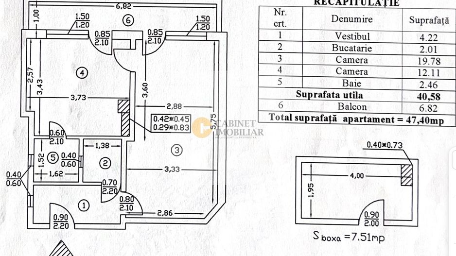 2 camere I Zona Eminescu – Toamnei I Centrala proprie  I 56 mp totali - Poză 11