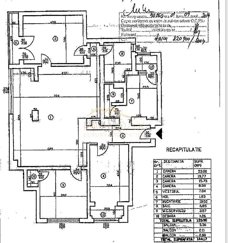 4-room apartment ***140sqm*** // University area - Schiță 36