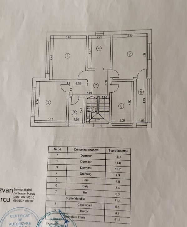 Vilă Premium 2021 | 237 mp utili | Teren 575 mp | Finisaje Luxury | - Schiță 54