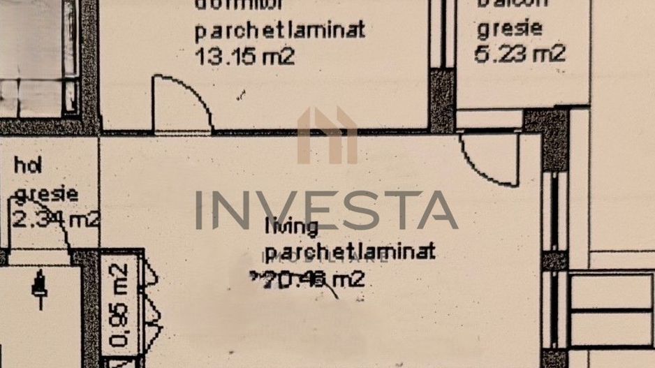 Apartament de inchiriat cu parcare subterana - Andrei Muresanu - Schiță 11
