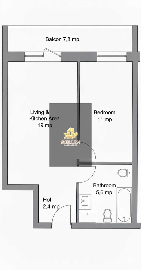 Apartament in bloc 2026, et 1, 2 camere, finisat - Poză 8