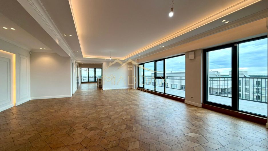 Penthouse cu 4 camere // terasă 70 mp / 200 mp / 3 parking / Straulesti - Poză 26