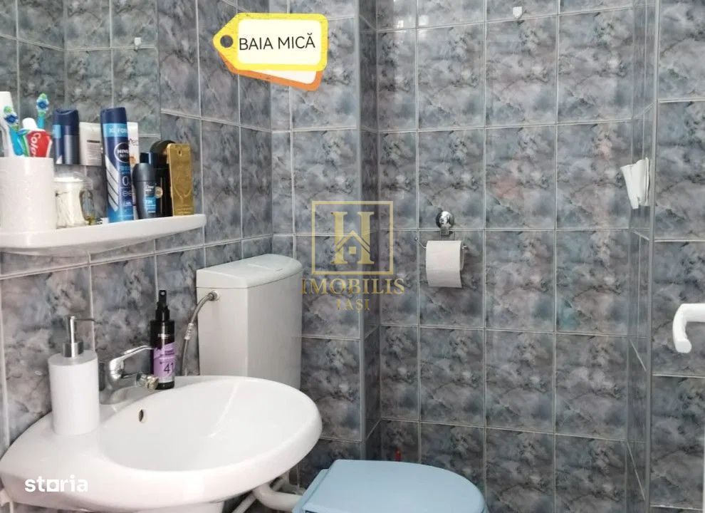 Apartament 3 camere, D.,2 bai, 65mp 135000euro Pacurari - Poză 7