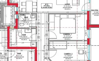 Apartament 3 Camere | Bloc Nou nZEB 2026 | Etaj 3 | Central - Schiță 12
