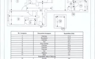 Apartament cu patru camere, zona Florilor/Craiter , 80 mp - Poză 8