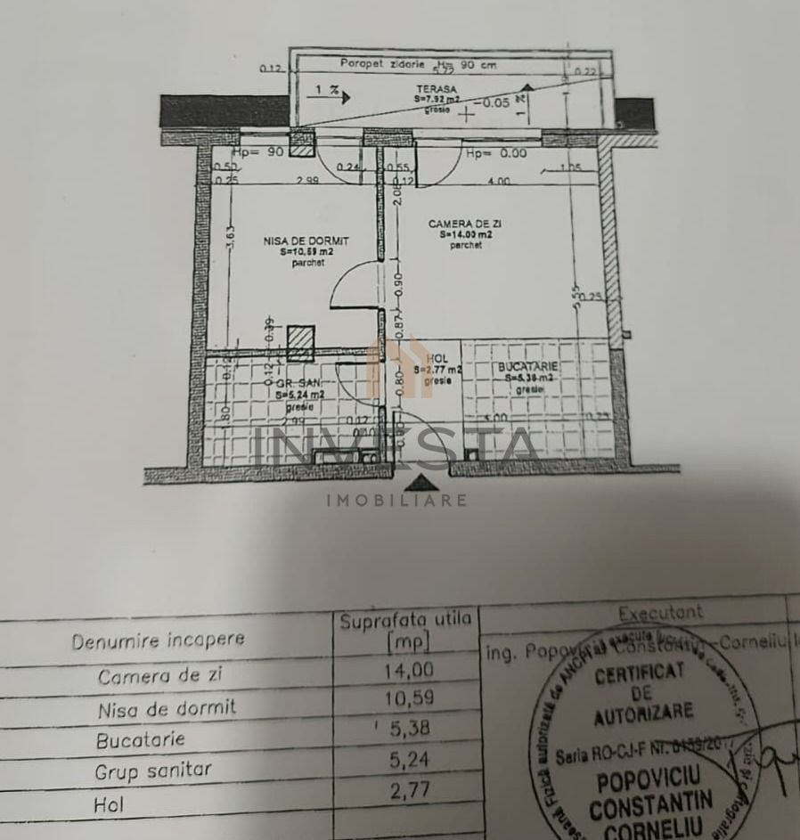Apartament 2 camere Luminia! - Schiță 17