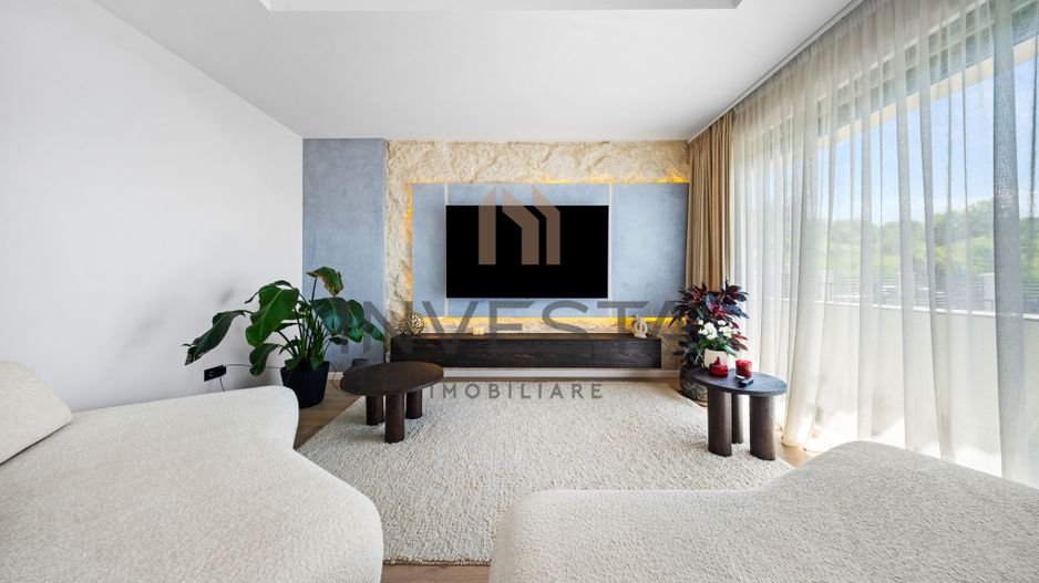 Vila de exceptie in Faget - 440 mp utili, piscina si panorama! - Poză 2