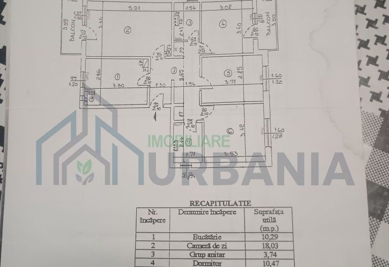 Apartament 4camere camere Decomandat Lunca Cetățuii - Poză 1