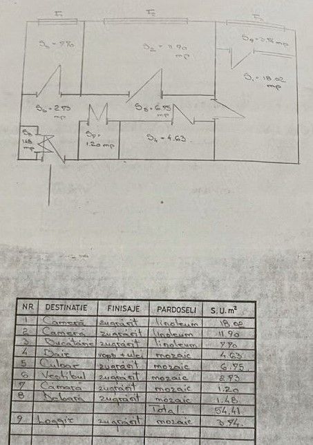 Oportunitate Investitie 2 Camere Dec Calea Vitan 59 mp Etaj 1 Luminos Renovat - Poză 2