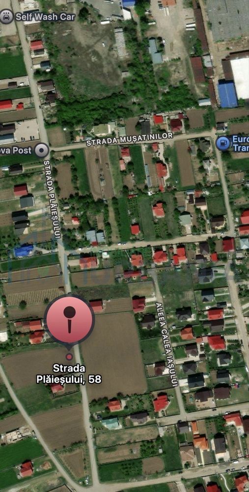 Teren de vânzare, zona Aerodrom, strada Plăieșului, Pașcani - Poză 1