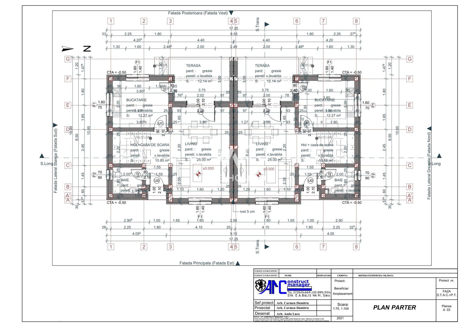 Casa duplex cu 3 camere de vanzare, Selimbar, Sibiu - Schiță 17