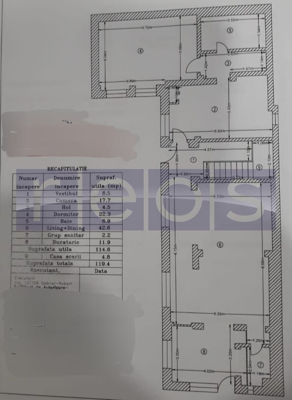 VANZARE VILA  CURTE INDIVIDUALA 7 CAMERE -Brancoveanu - Poză 18