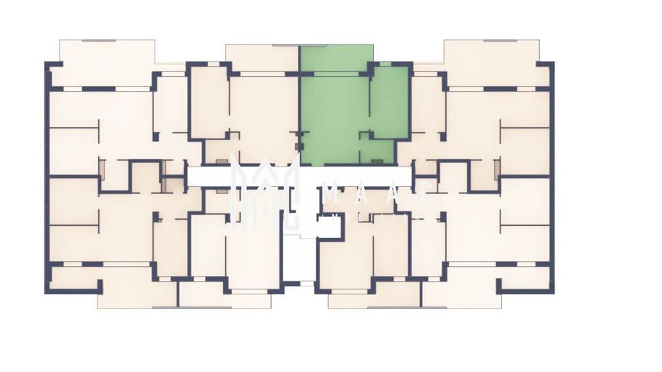 Apartament 2 camere | Etaj 3 | Balcon 10.7 |Turnisor - Poză 6